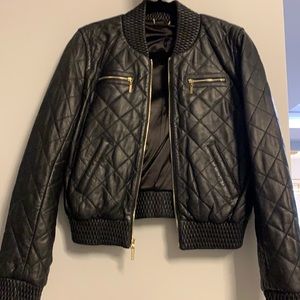 Marciano lamb leather jacket
